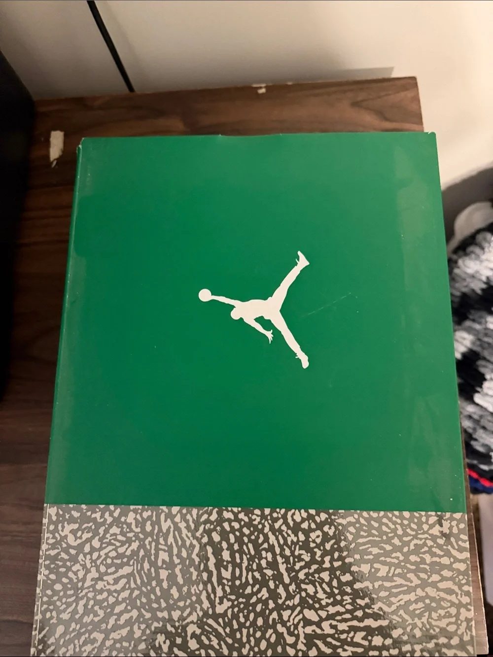 Jordan Black and Green Low-Top Sneakers